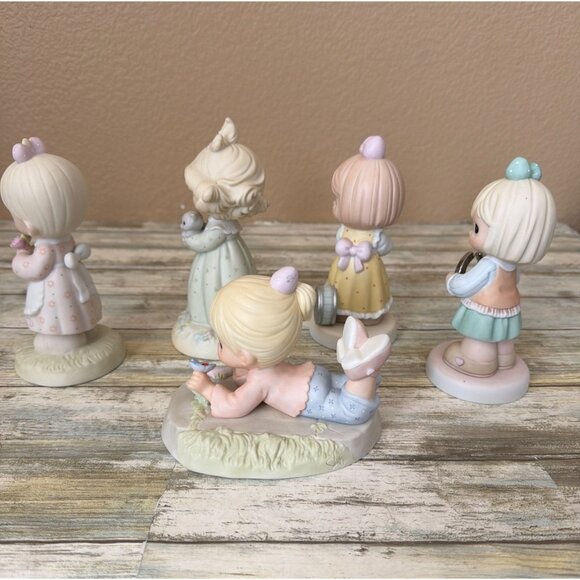 Precious Moments Figurine Lot of 6 Enesco 1987–2003 Mother Daughter Friends - Picture 2 of 16